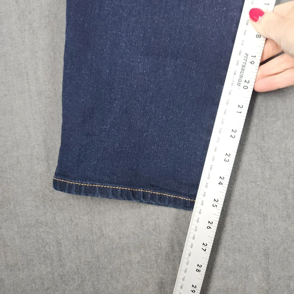 Gloria Vanderbilt Jeans Womens Size 16 Short Dark Wash Amanda Classic‎ Straight